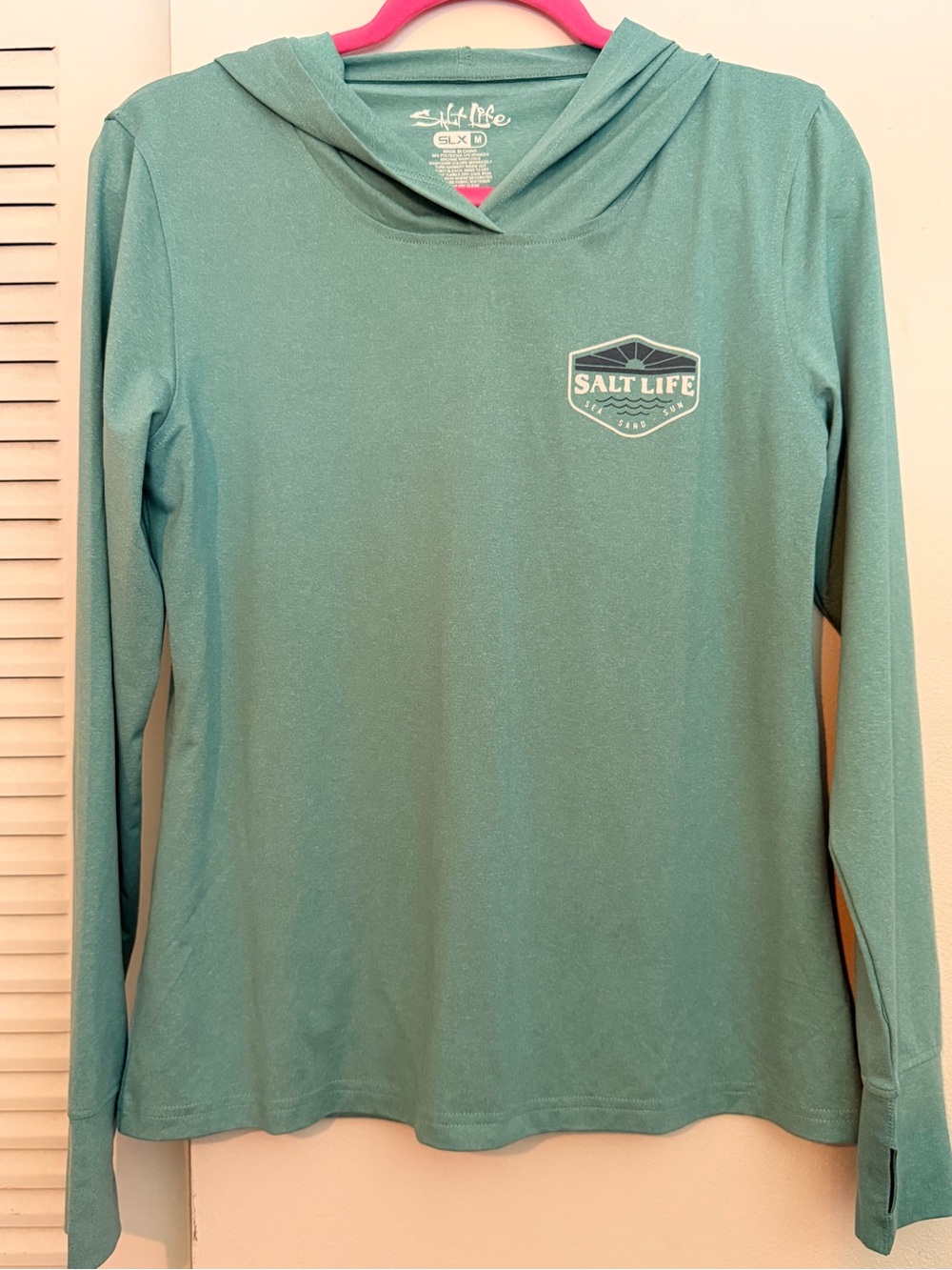 Salt Life SLX UVAPOR Women’s M Long-Sleeve Hoodie Top